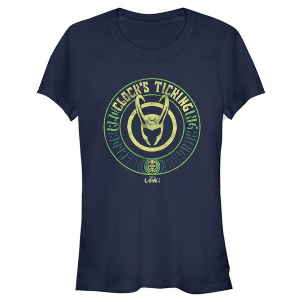 Aperçu: Marvel - Loki - Loki TickTock - Femme T-shirt - Bleu marine - Devant