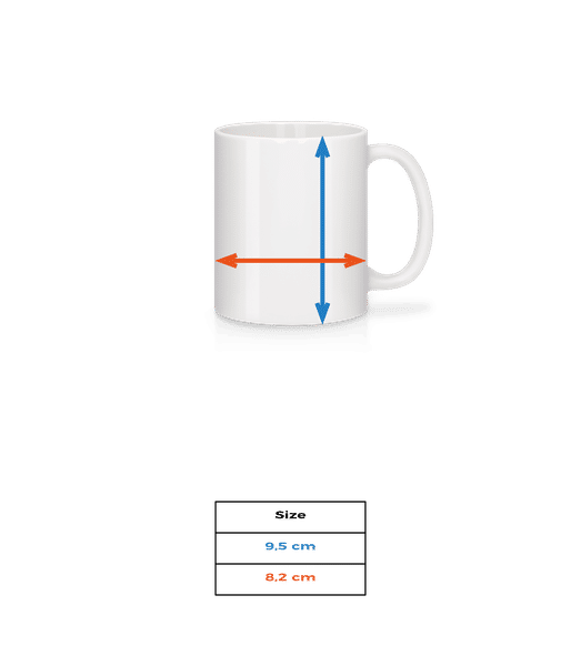 Best Cat Mom Ever - Panorama Mug - Size chart