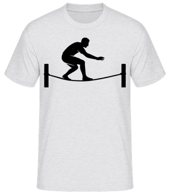 Slacken - T-shirt standard Homme - Gris chiné - Devant