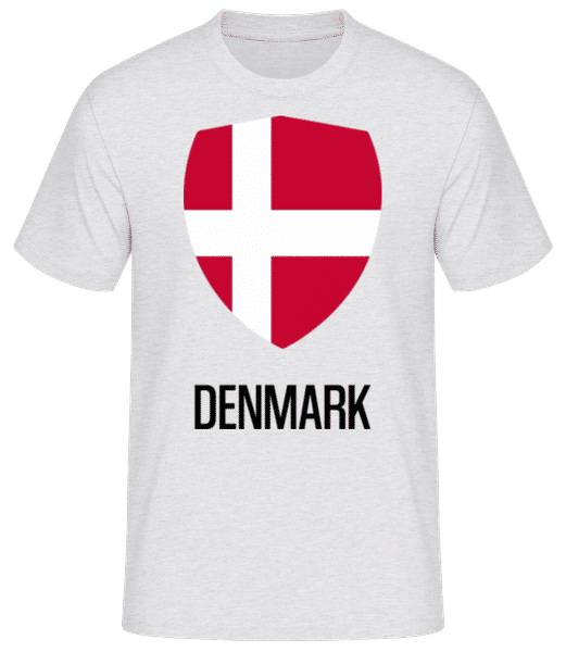Aperçu: Denmark - T-shirt standard Homme - Gris chiné - Devant