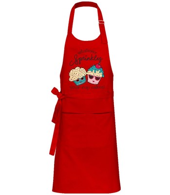 Whatever Sprinkles Your Cup Cake - Tablier professionnel - Rouge - Devant