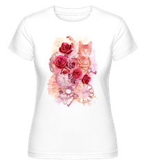 Chat Rose ·  T-shirt Shirtinator femme