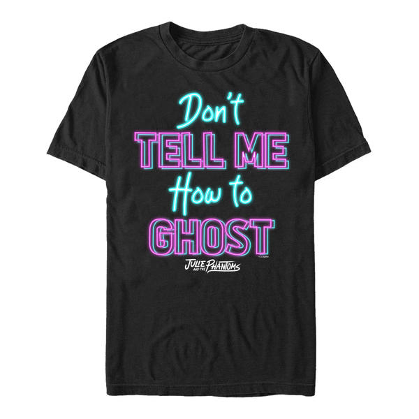 Netflix - Julie And The Phantoms - Text Ghost - Homme T-shirt - Noir - Devant