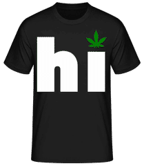Cannabis Hi · Men's Basic T-Shirt