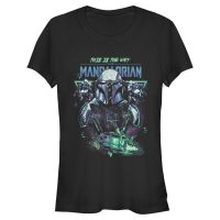 Star Wars - The Mandalorian - Skupina Shoot Em Down - Frauen T-Shirt - Schwarz - Vorne