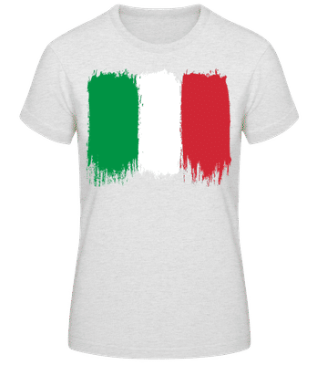 Country Flag Italy - Women's Basic T-Shirt - Heather grey - Front