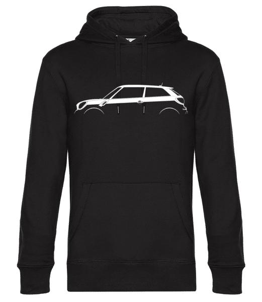 Aperçu: 'Mini Cooper Paceman (R61)' Silhouette - Sweat à capuche premium Unisexe - Noir - Devant