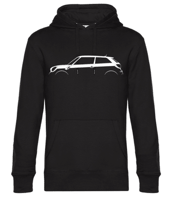 'Mini Cooper Paceman (R61)' Silhouette - Sweat à capuche premium Unisexe - Noir - Devant