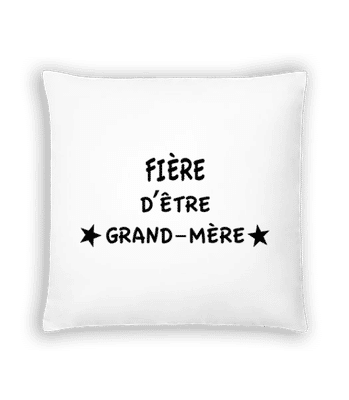 Fière D'Être Grand-Mère - Coussin - Blanc - Devant