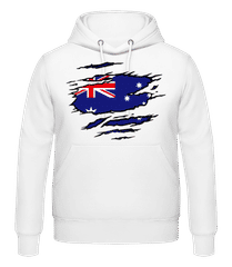 Zerrissene Fahne Australien · Männer Hoodie