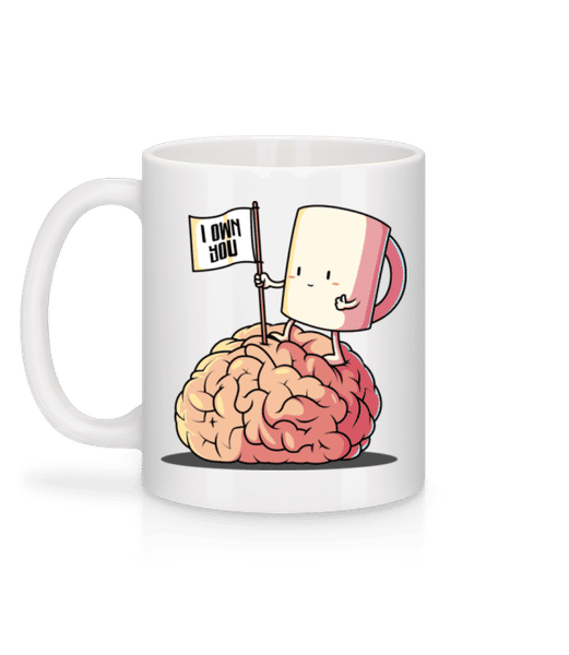 Aperçu: I Own You Coffee - Mug en céramique blanc - Blanc - Derrière