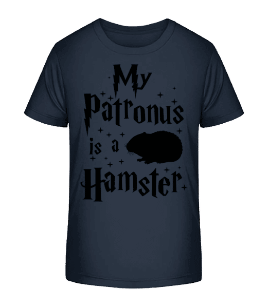 Aperçu: My Patronus Is A Hamster - T-shirt bio Enfant Stanley Stella 2.0 - Bleu marine - Devant