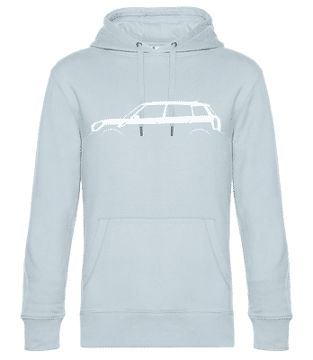 'Mini Cooper Countrym. (R60)' Silhouette - Sweat à capuche standard homme - Bleu clair - Devant