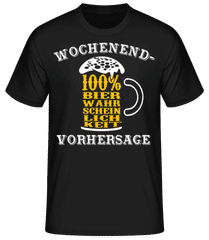 Wochenend Vorhersage · Männer Basic T-Shirt