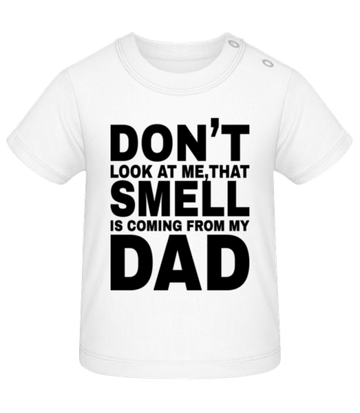Aperçu: Don't Look At Me - T-shirt Bébé - Blanc - Devant