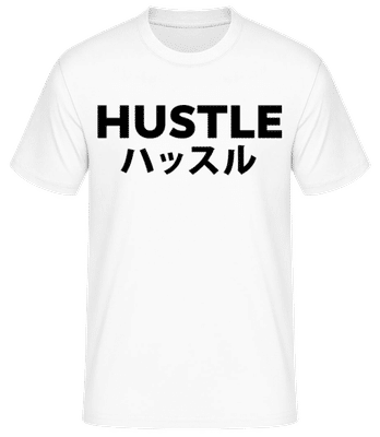 Hustle Kanji - T-shirt standard Homme - Blanc - Devant