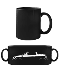 'Mini Cooper S Roadster R59' Silhouette - Black Mug - Black - Front