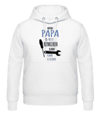 Wenn Papa Nicht Reparieren Kann - Männer Hoodie - Weiß - Vorne