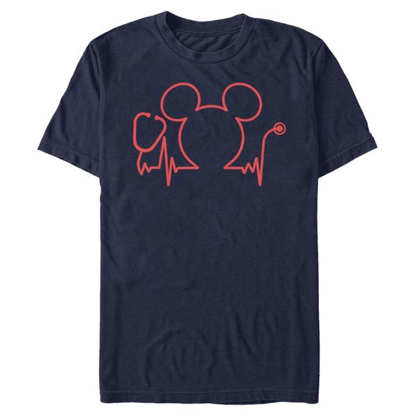 Aperçu: Disney Classics - Mickey Mouse - Mickey Nurse Day - Homme T-shirt - Bleu marine - Devant