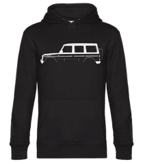 'Mercedes G W463' Silhouette · Men’s Standard Hoodie