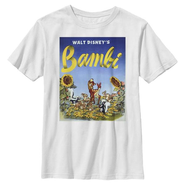 Preview: Disney - Bambi - Bambi Sunflowers - Kids T-Shirt - White - Front