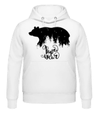 Papa Bear - Men's Hoodie - White - Front