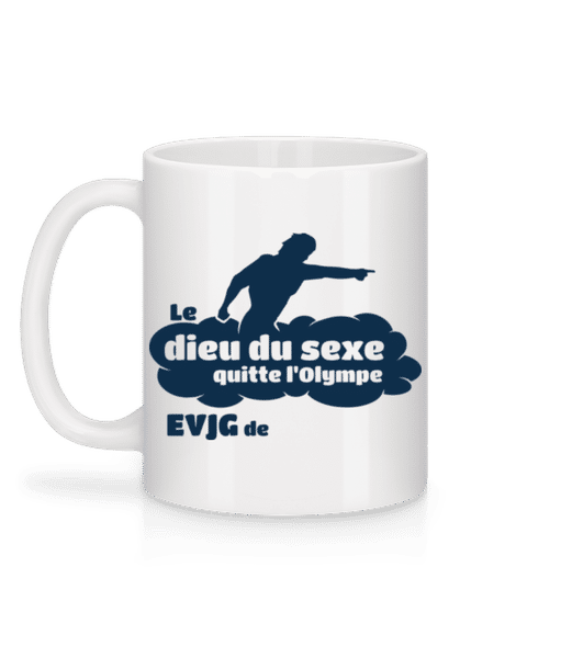 Aperçu: Dieu Du Sexe - Mug en céramique blanc - Blanc - Derrière
