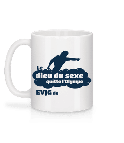 Dieu Du Sexe - Mug en céramique blanc - Blanc - Derrière