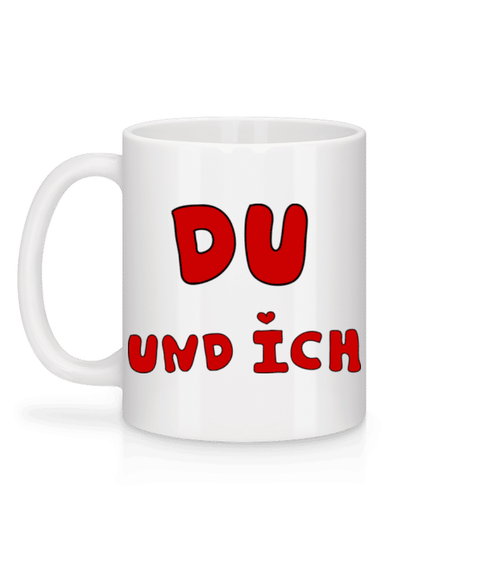Vorschau: Du Und Ich - Tasse - Weiß - Hinten