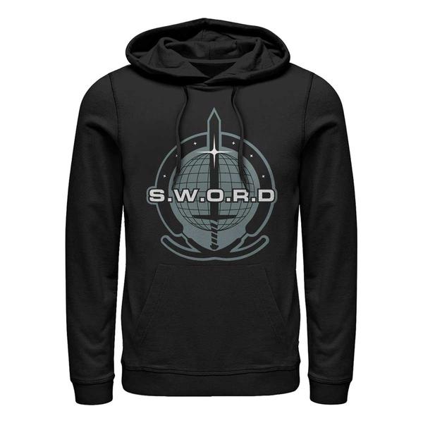 Aperçu: Marvel - WandaVision - Logo Simple - Unisex Sweat à capuche - Noir - Devant