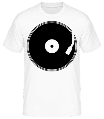 Enregistrement DJ - T-shirt standard Homme - Blanc - Devant