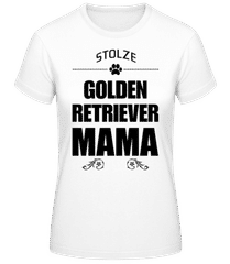 Stolze Golden Retriever Mama · Frauen Basic T-Shirt