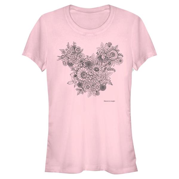 Aperçu: Disney Classics - Mickey Mouse - Mickey Foliage - Femme T-shirt - Rose - Devant