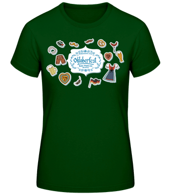 Oktoberfest Beer Festival - Women's Basic T-Shirt - Bottle green - Front