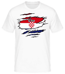 Drapeau mûré Croatie · T-shirt standard Homme