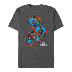Marvel - Panthère noire Wakanda pour toujours - Iron Heart Girls Team Up - Homme T-shirt