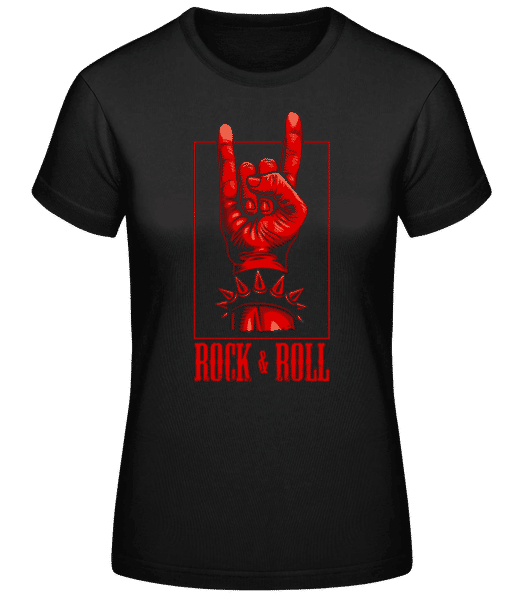 Aperçu: Rock And Roll - T-shirt standard Femme - Noir - Devant