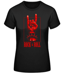 Rock And Roll Red · Frauen Basic T-Shirt