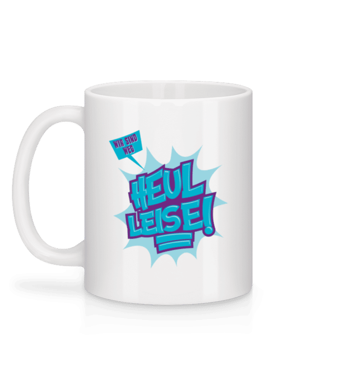 Vorschau: Heul Leise Abschluss - Tasse - Weiß - Hinten