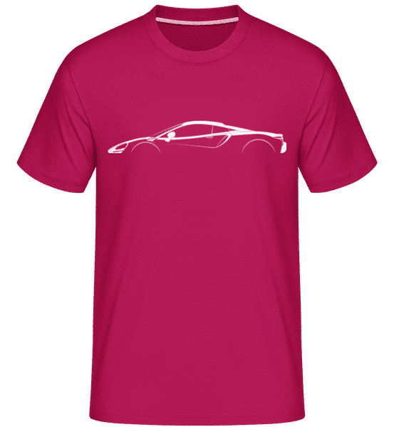 Preview: 'McLaren Artura' Silhouette - Shirtinator Men's T-Shirt - Magenta - Front