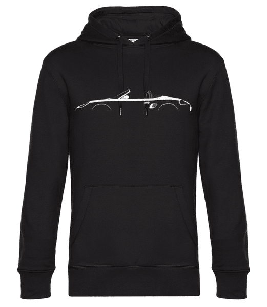 Aperçu: 'Porsche Boxster (986)' Silhouette - Sweat à capuche premium Unisexe - Noir - Devant
