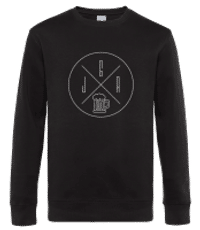 JGA Logo - Männer Standard Pullover - Schwarz - Vorne