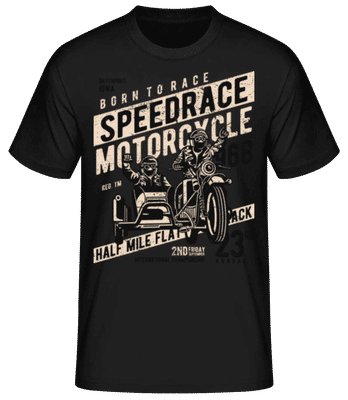 Speedrace - Pánské basic tričko - Černá - Napřed