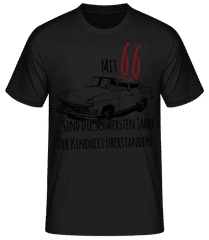 Mit 66 Jahren · Männer Basic T-Shirt