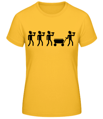 Father's Day Party - Women's B&C T-Shirt - Golden yellow - Front