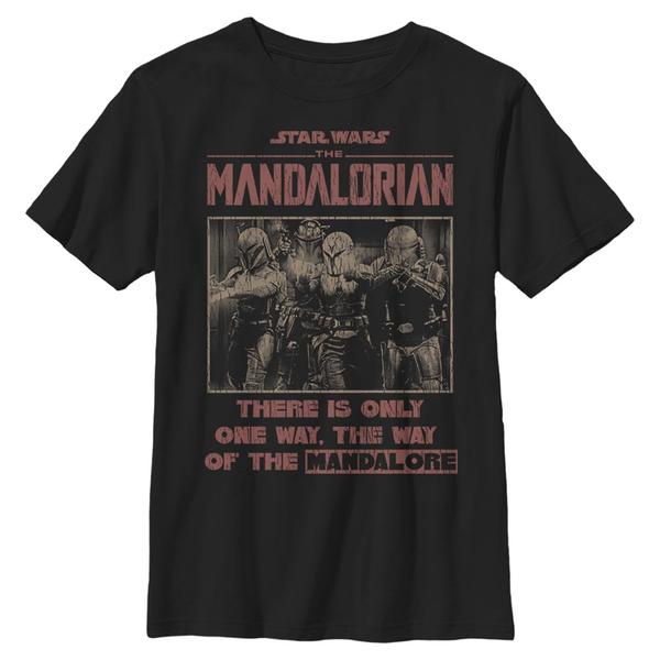 Aperçu: Star Wars - The Mandalorian - Skupina Mando Blastin - Enfant T-shirt - Noir - Devant