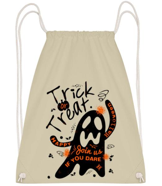Aperçu: Trick Or Treat Ghost - Sac à dos sport - Crème - Devant