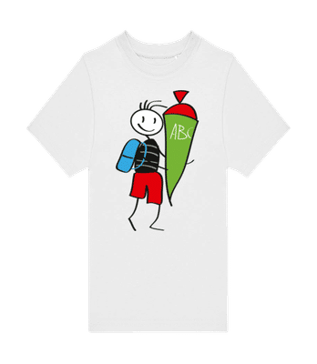 Dieťa sa Cornet plné cukroví - Pánske tričko B&C - Biela - Predné