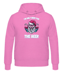 Only Here For The Beer White · Sudadera con capucha para hombre
