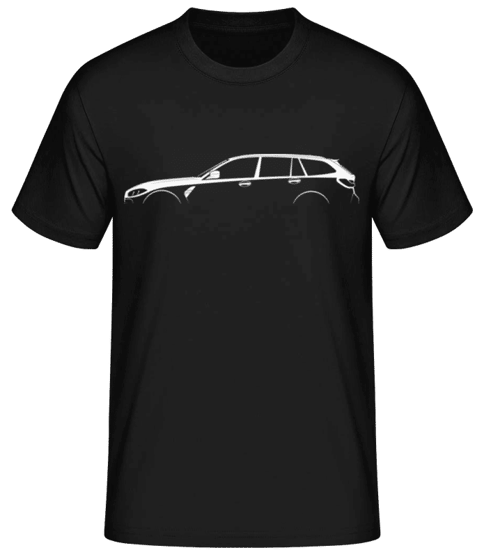 Preview: 'BMW M3 Touring (G81)' Silhouette - Men's Basic T-Shirt - Black - Front